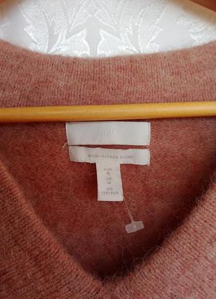 H&m альпака+шерсть свитер джемпер пуловер шерстяной вовна3 фото