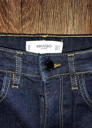 Очень классные джинси скинни от mango темно синие