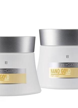 Zeitgard nanogold набір дений крем, нічний крем.