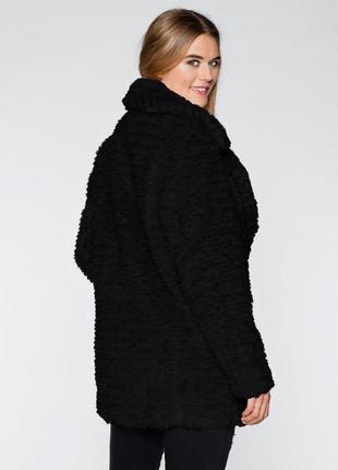Коротке жіноче пальто на хутрі 50 розмір3 фото