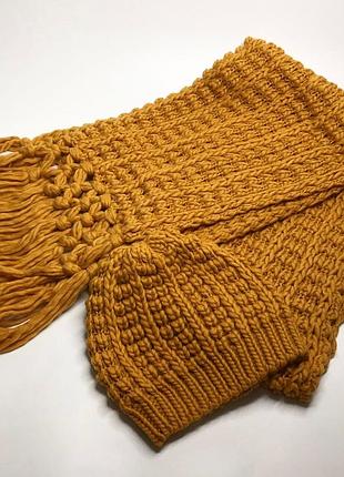 Комплект шапка и шарф reserved