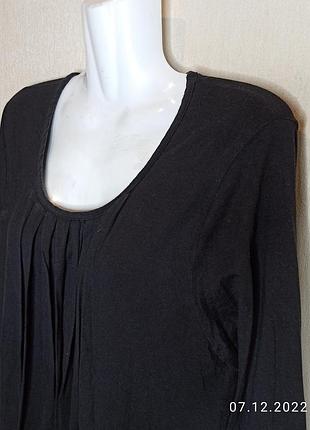 🕊️💚🌿 плаття сукня з рукавами еко тканина батал р.50  🌿💚🕊️ 2