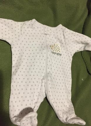 Человечек на малыша, 0-1 месяцев1 фото