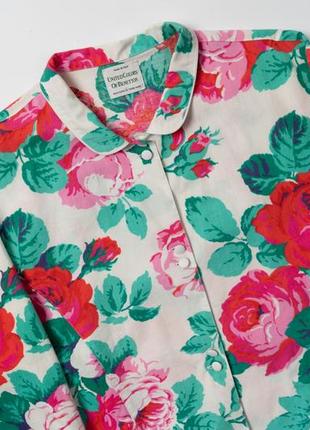 United colors of benetton vintage blouse вінтажна блуза сорочка2 фото