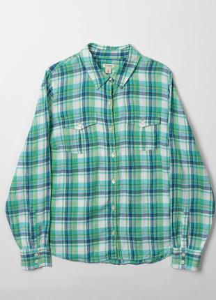 L.l.bean linen shirt лляна сорочка