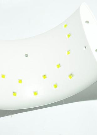 Лампа для манікюру led uv sun 9c 24w white6 фото