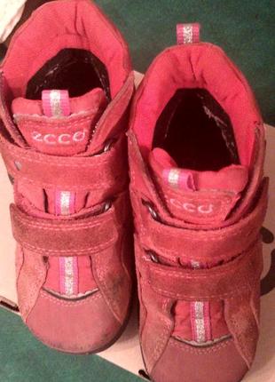 Продам замшеві черевики ecco в хорошому стані, р. 24