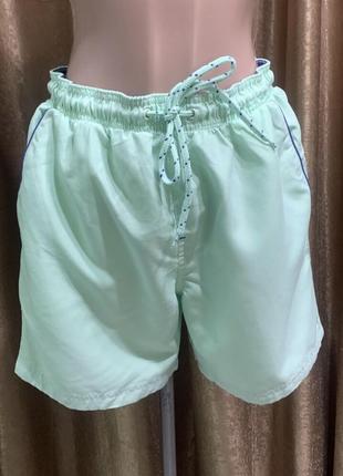 Шорты плавки мужские мятного ментолового цвета с сетчатыми трусами внутри easysurf  размер m