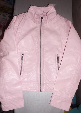 Продам нову шкіряну куртку pumpkin patch, колір орхідеї, р. 10