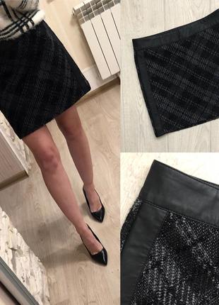 Юбка твидовая