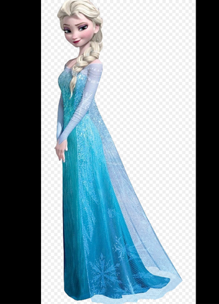 Платье эльзы disney холодное сердце карнавальный костюм на 7-8 лет