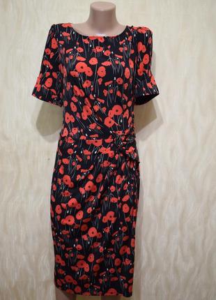 Гарне плаття в принт маки marks&spencer, р.16