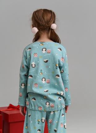 Тепла піжама для дівчинки інтерлок на вік 8-9, 10-11, 12-13, 14-153 фото