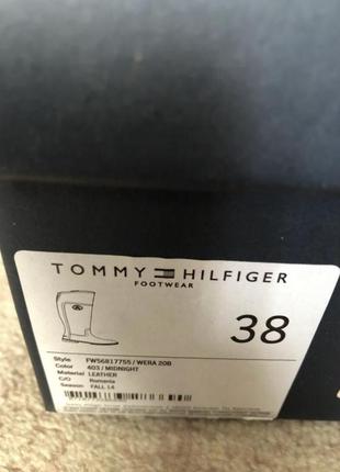 Жіночі чоботи tommy hilfiger 38 р10 фото