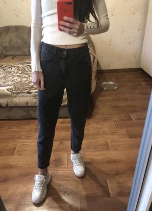 Джинси мом чорні lcw jeans lc waikiki 24/34 ❤️‍🔥