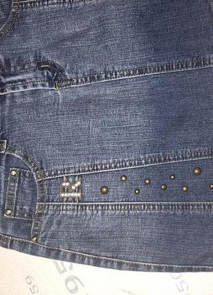 Красива джинсова спідниця міні4 фото