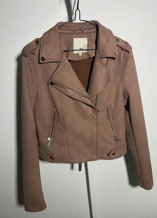 Замшева, бархатна косуха river island 10