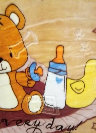 Дитячі плед-одіяло бежеве3 фото