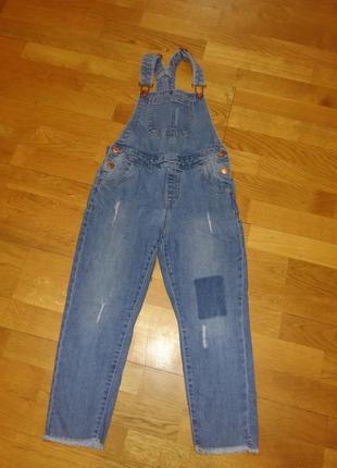 Джинсовий ромпер комбінезон denim&co на 6-7 років