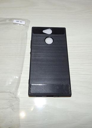Чохол протиударний для sony xa 2 carbon