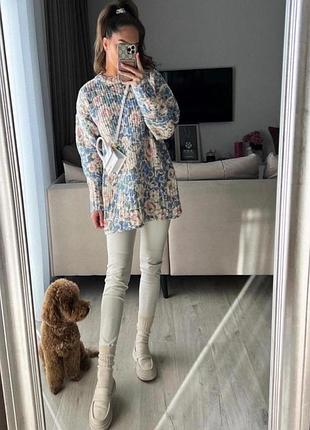 Стильные лосины из эко кожи zara