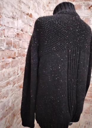 Свитер чёрный кардиган кофта с застежкой-молнией  roy garag6 фото