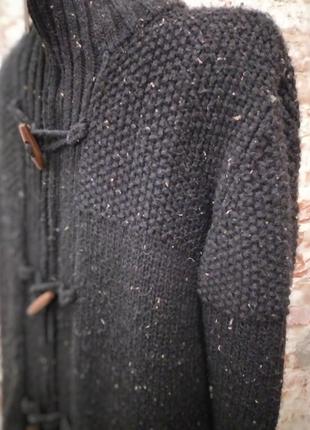 Свитер чёрный кардиган кофта с застежкой-молнией  roy garag2 фото