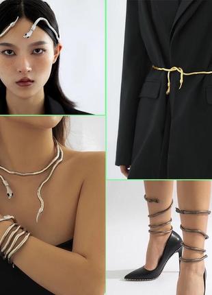 Колье-трансформер/ожерелье/браслет змея 🐍 8