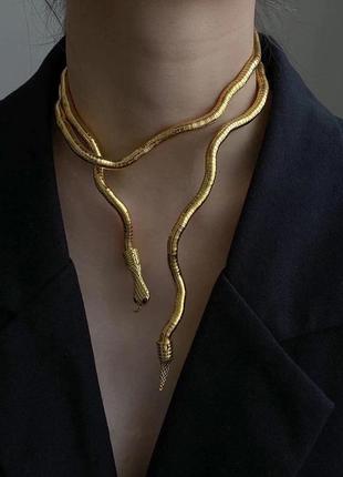 Кольє-трансформер/браслет/буси/намисто змія 🐍 2