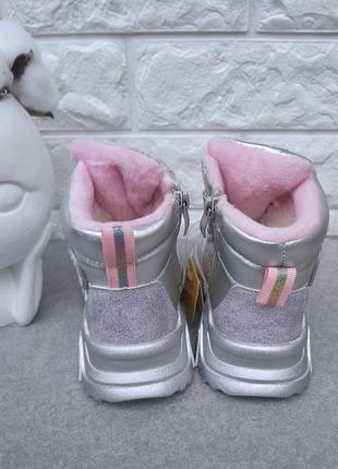 Детские зимние ботинки для девочки4 фото