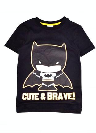 Чорна футболка batman george на хлопчика 2-3 роки