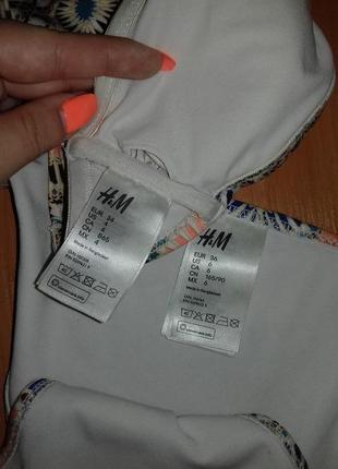 Шикарный купальник h&m))бюстик 65в)плавочки34(xs-s)3 фото