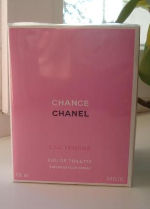 Туалетная вода chanel chance eau tendre ,100 мл