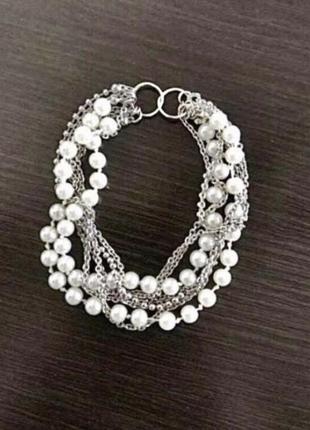 Браслет жемчуг