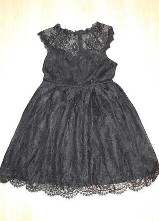 Кружевное платье с пышной юбкой2 фото