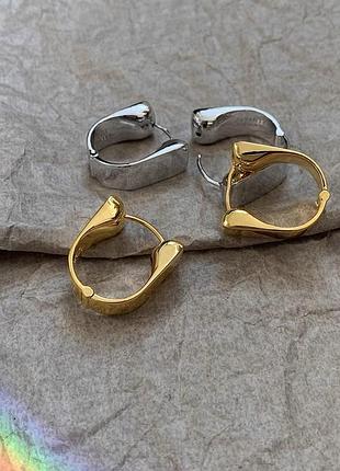 Серьги в стиле celine