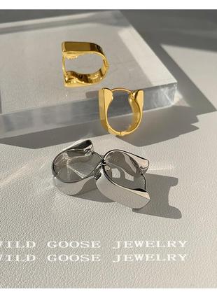 Серьги в стиле celine 8