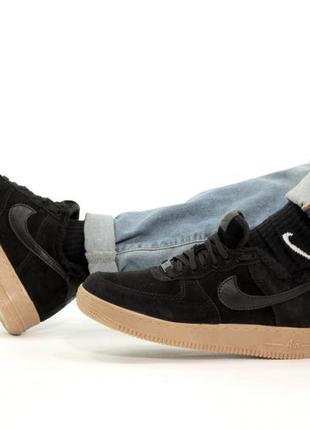 Кроссовки nike celadon air force 1 low на меху2 фото