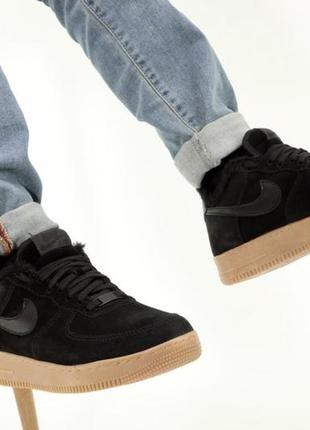 Кроссовки nike celadon air force 1 low на меху3 фото