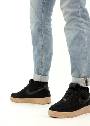Кроссовки nike celadon air force 1 low на меху4 фото