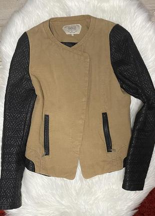 Ексклюзивна куртка вітровка косуха від zara2 фото