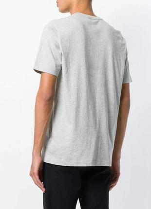 Чоловічі футболка diesel світло-сірого кольору2 фото