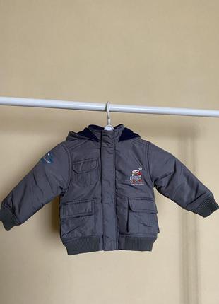 Курточка сірого кольору на флісі my little bear