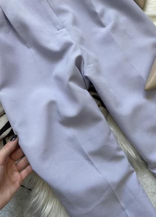 Класичні брюки лілового кольору зі стрілками3 фото
