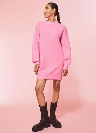 Яскраве в'язане плаття h&m, нова колекція, оригінал, р.m-l
