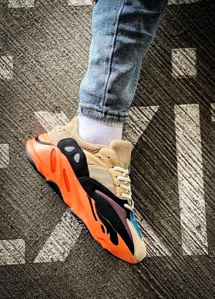 Женские кроссовки adidas yeezy boost 700 'enflame amber'#адидас