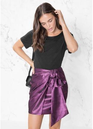 Красивая блестящая юбка с метализированной нитью & other stories