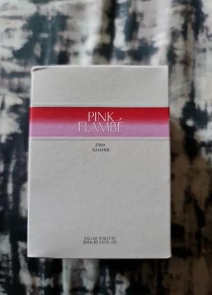 Zara pink flambe summer edt 90ml6 фото