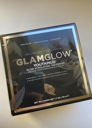 Відлущувальна маска для обличчя glamglow youthmud glow stimulating treatment, 50 мл2 фото