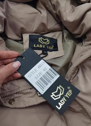 Супер цена!!!🔥🔥🔥теплый пуховик одиелла, пуфер, пальто оверсайз, зима, теплая длинная куртка lady yep.9 фото